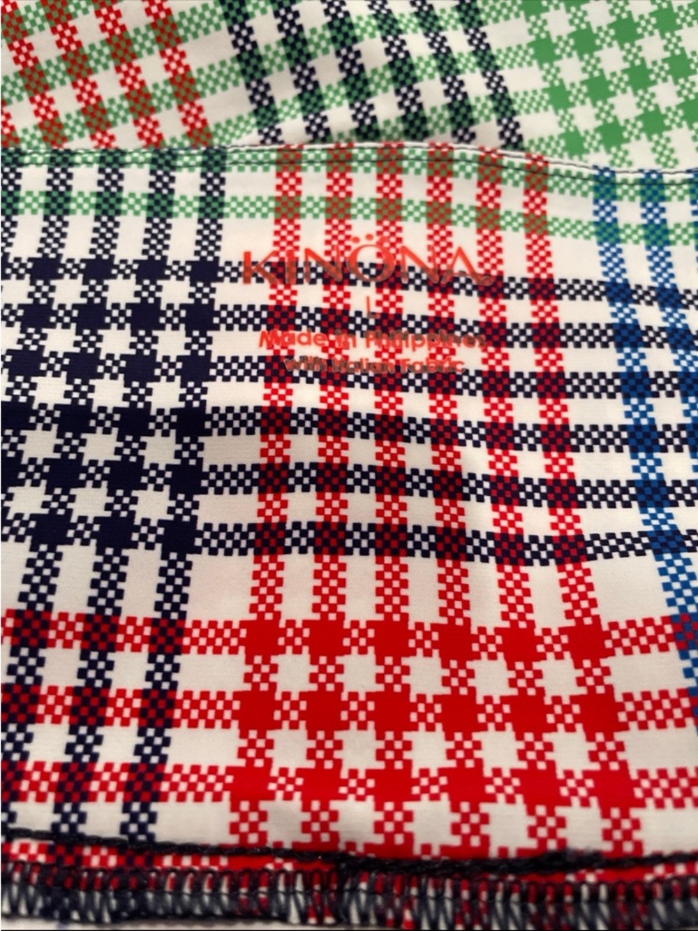 Kinona plaid golf skort size large NWOT - Picture 3 of 4